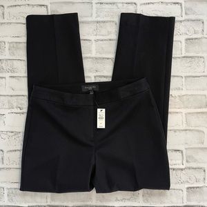 TALBOTS Black Dress Slacks Pants 4 PETITE NWT $119 Retail  #BB125